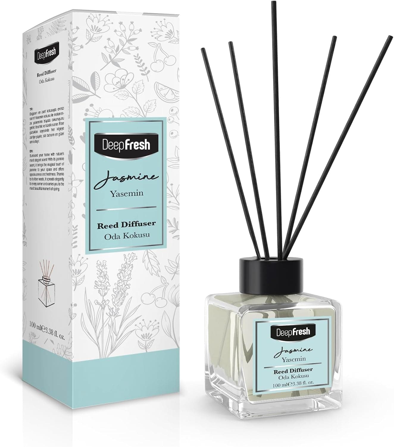 Deep Fresh Çubuklu Oda Kokusu 100 ml (Yasemin)