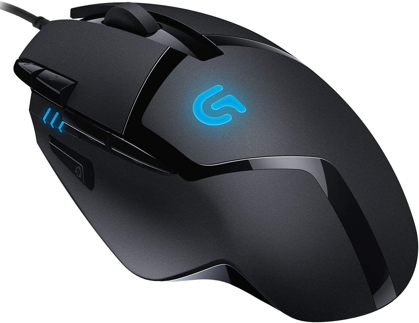 Logitech G G402 Hyperion Fury Kablolu Oyuncu Mouse, 4.000 DPI, Ultra Hızlı 500 IPS İzleme Hızı, 8 Programlanabilir Tuş, 1 ms Bildirim Hızı, Siyah