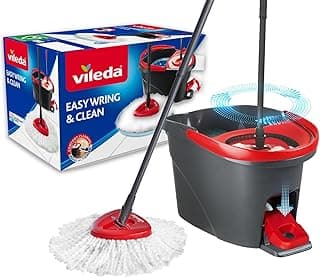 Vileda VLDTurbo Turbo Pedallı Temizlik Seti, Siyah, 29.6 x 48.6 x 29.3 cm