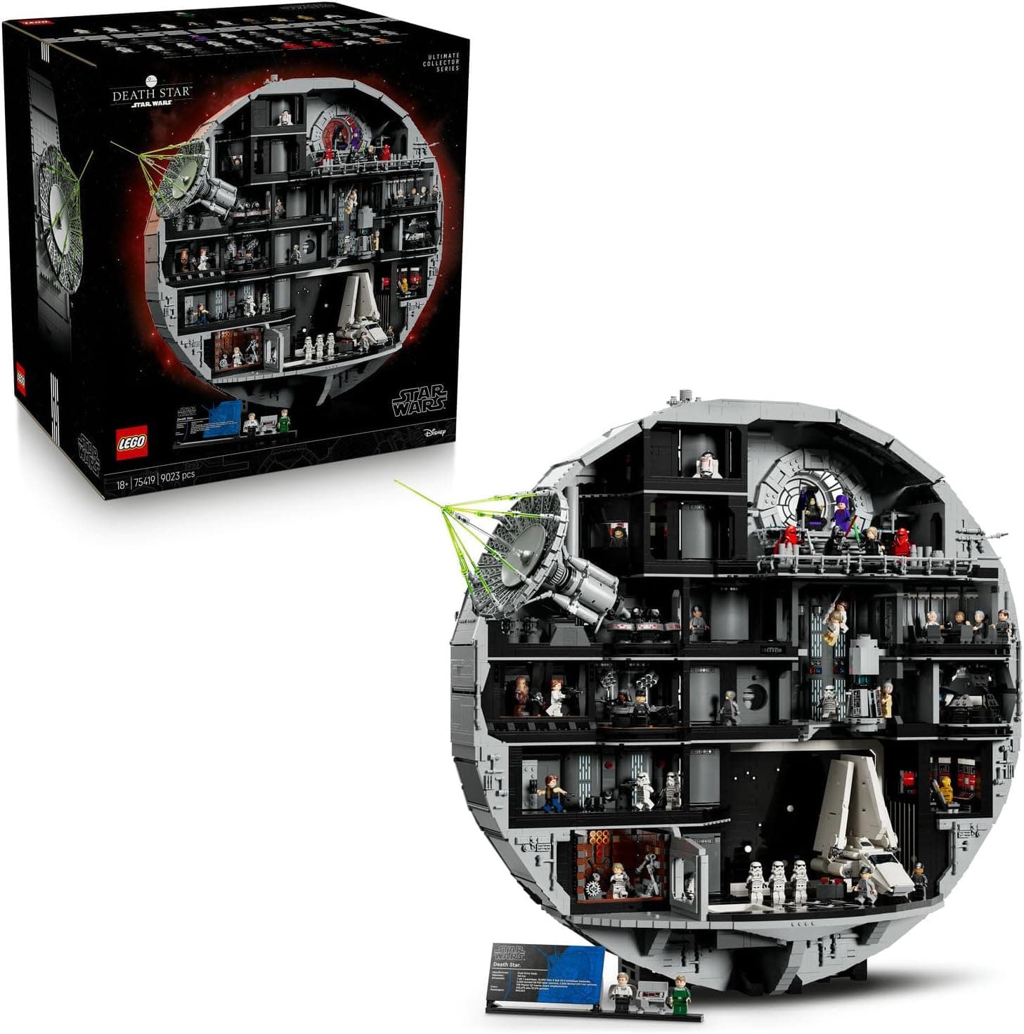 LEGO Star Wars Ölüm Yıldızı 75419 | Yetişkinler için İmparator Palpatine'in Taht Odası Dahil Orijinal Detaylar İçeren Model Yapım Seti, Hediye Fikri (9023 Parça)
