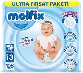 Molfix 3D Midi Ultra Fırsat Paketi, 108 Adet