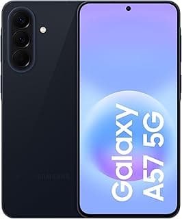 Samsung Galaxy A57 5G Android Akıllı Telefon, 256GB Hafıza, 8GB RAM, Lacivert, 6 Nesil OS Güncellemesi, Geniş Ekran, Üçlü Kamera (Samsung Türkiye Garantili)