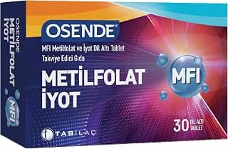 Osende Mfi Metilfolat & İyot 30 Tablet