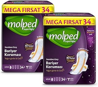 Supernight Hijyenik Ped Uzun Avantajlı Mega Fırsat Paketi 68 Adet