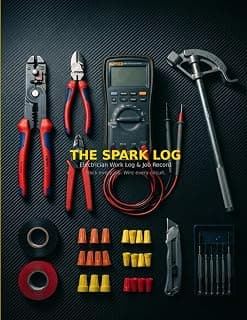 Electrician Daily Work Log Book: Professional Job Tracker with Wire Gauge Tables, OSHA Safety Forms, Mileage Log & Invoices for Contractors and Apprentices