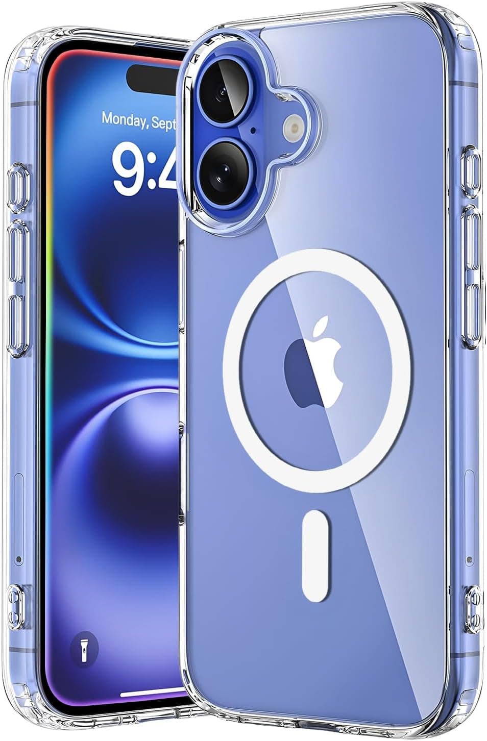 Minesk iPhone 17 için Origin Serisi Premium Kalite Magsafe ile Uyumlu Kılıf Crystal Clear Super Şeffaf Materyal ve İnceltilmiş 3D Gerçek Manyetik Çember (17)