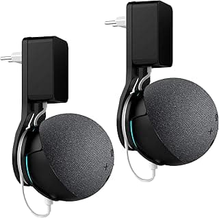 SOKUSIN Outlet duvar askısı Dot 4 için - Compact Bracket Case Plug in Mutfakta Banyo Yatak Yatak Odası, Bir Olmazsa Nokta Aksesuarı Kablo düzeni ile düzensiz kabloları gizler