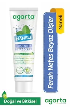 Agarta Doğal Yoğun Naneli Florürsüz Ferah Nefes Diş Macunu 100 ML