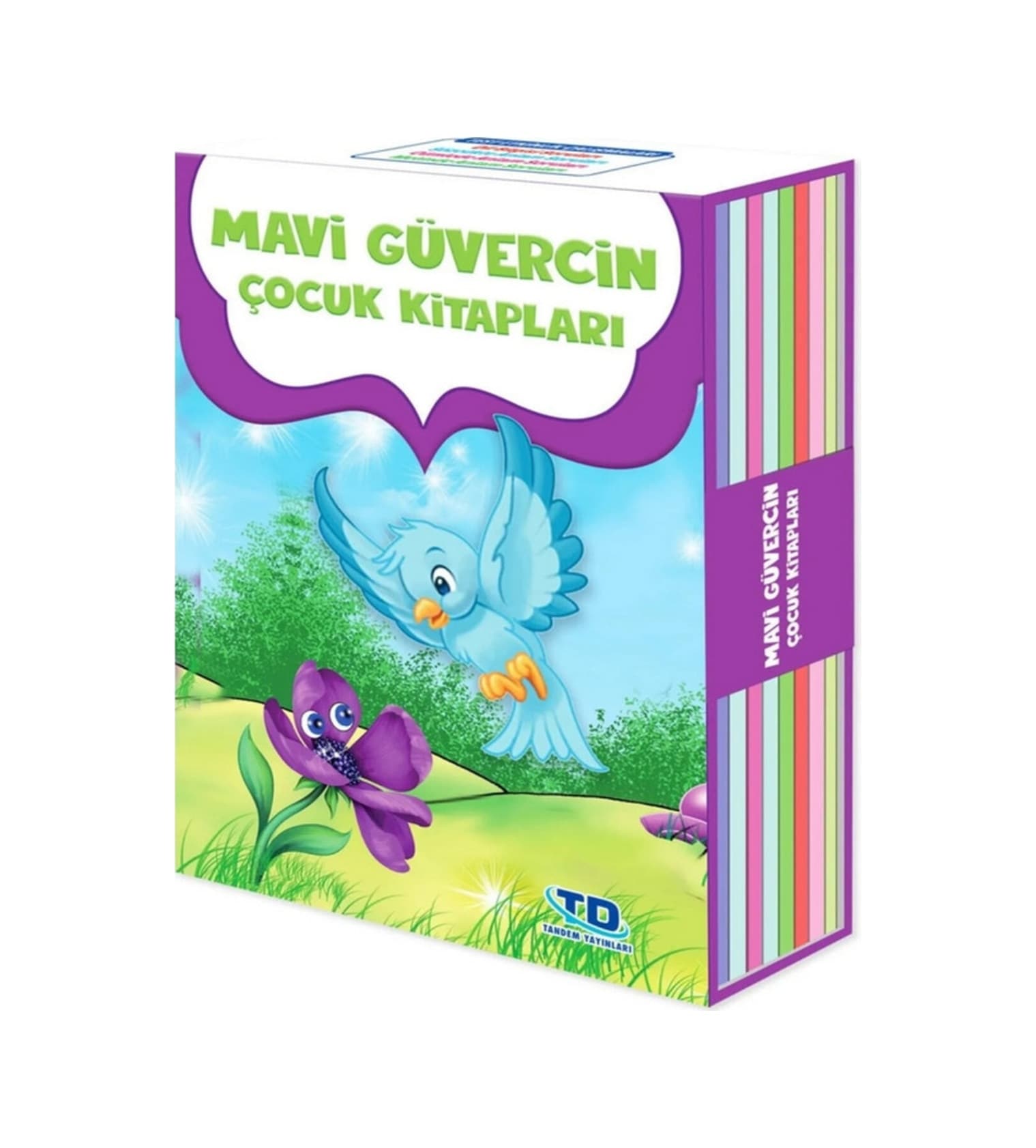 2. Ve 3.sınıf Mavi Güvercin Çocuk Kitapları 8 Kitap Kutulu Okuma Seti