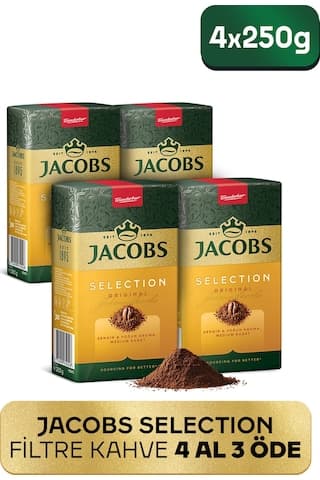 Jacobs Filtre Kahve Selection 4 x 250 G