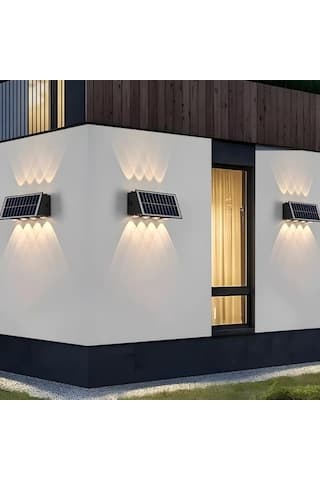 Cata CT-8010 20 W Solar İki Yönlü Led Duvar Aydınlatma - Gün Işığı 3000k