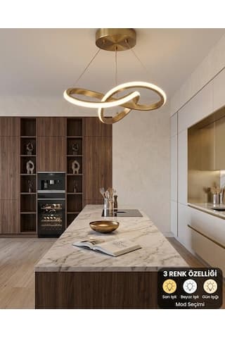 Lzy Avize Kar Çiçeği Eskitme 3 Renk Avize Salon, Mutfak, Çocuk Odası Ve Antre İçin Dekoratif Aydınlatma ESKİTME BOYA