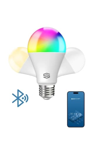 Şımart Teknoloji E27 9W 16 Milyon Renk Akıllı Bluetooth Ampul
