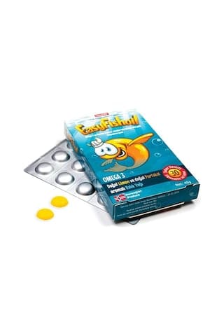 Easyfish Oil Omega 3 Limon ve Portakal Aromalı Balık Yağı 30'lu