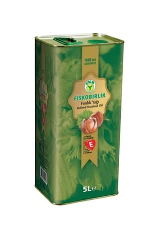 Fiskobirlik Fındık Yağı Teneke 5 L