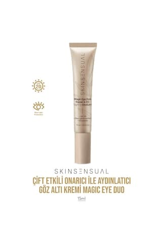 Skin Sensual Magic Eye Duo Repair & CC -Çift Etkili Onarıcı ile Aydınlatıcı Göz Altı Kremi | Light to Medium 15ml