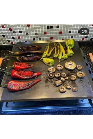 Kulplu Ocak Üstü Kare Ekmek Yufka ve Gözleme Sacı