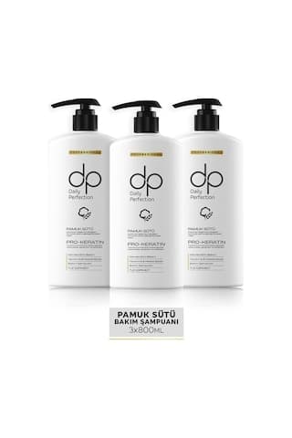 Dp Daily Perfection Şampuan Pamuk Sütü 3 x 800 ML