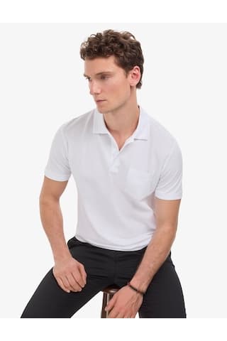 Pierre Cardin Erkek Beyaz Tişört Basic 50325290-vr013
