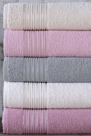 Range El ve Yüz Havlu Seti 5'li 50 x 90 CM Çok Renkli