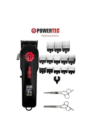 Powertec Tr-2900 Profesyonel Rgb'li Tıraş Makinesi & Makas Hediyeli 3-4 Saat