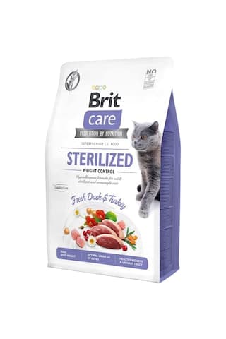 Brit Care Ördekli Kısırlaştrırılmış Yetişkin Kedi Maması 7 KG