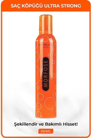 Morfose Ultra Strong Saç Köpüğü 350 ML