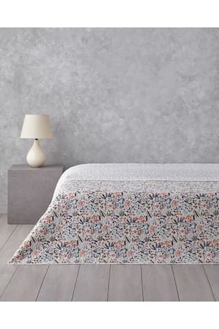 English Home Wild Forest King Size Çift Taraflı Yatak Örtüsü Pembe Pembe