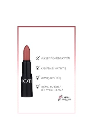 Note Cosmetique Mattemoist Lipstick Mat Bitişli Ruj 310 Lingerie Nude - Açık Nude