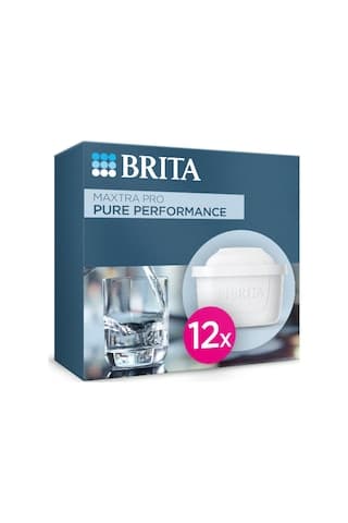 BRITA MAXTRA PRO Pure Performence Yedek Su Arıtma Filtresi, 12'li