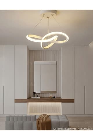Lzy Avize Store Kar Çiçeği Beyaz Avize Modern Salon, Mutfak, Çocuk Odası Ve Antre Aydınlatma