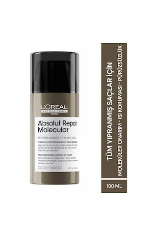 L'oreal Professionnel Serie Expert Absolut Repair Molecular Durulanmayan Saç Bakım Maskesi 100 ML