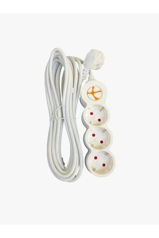 Tunçmatik Powerstrıp 3'lü Anahtarlı 3 Metre Grup Priz Tsk19060 3 M