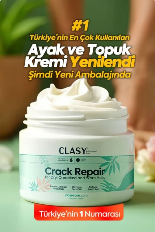 Clasy Care Onarıcı Ayak ve Topuk Kremi 100 ML