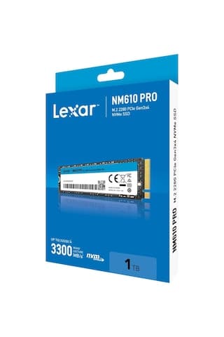Lexar NM610PRO M.2 1 TB PCI Express 3.0 NVMe (LNM610P001T-RNNNG) SSD