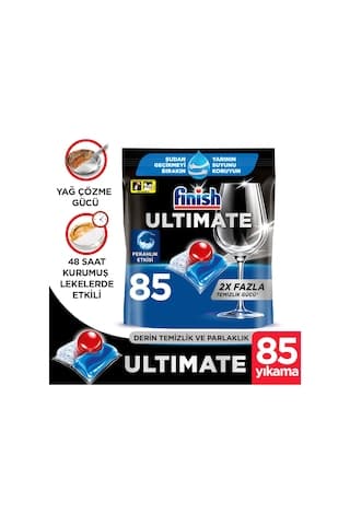 Finish Ultimate Bulaşık Makinesi Deterjanı Kapsül Tablet 85 Adet