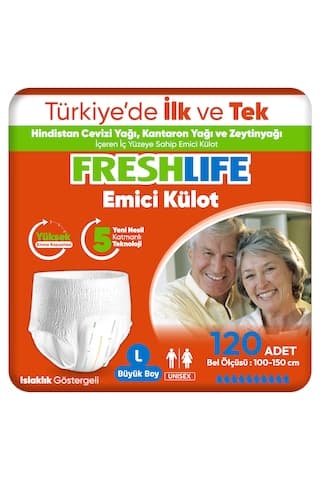 Freshlife Emici Külot Hasta Bezi L 4 x 30'lu