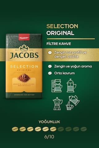 Jacobs Filtre Kahve Selection 4 x 250 G