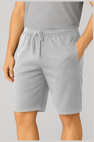 Wingetstar Cepli Bağcıklı Erkek Bermuda Şort - Gri