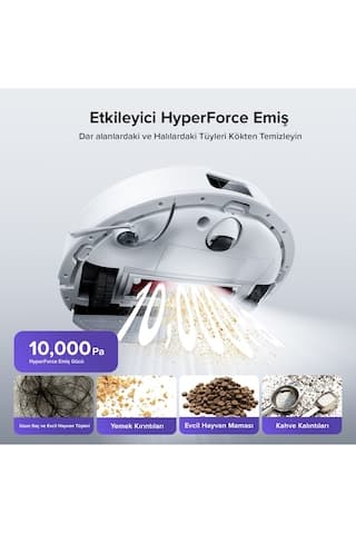 Roborock S8 Pro Akıllı Robot Süpürge Beyaz