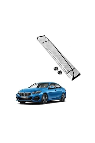 Araba Ön Cam Güneşliği Balonlu Metalize Parlak Alüminyum Katlanabilir Oto Güneşlik (130x60cm)