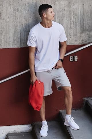 Tommy Life Erkek T-shirt O Yaka T10er-87911 01-beyaz