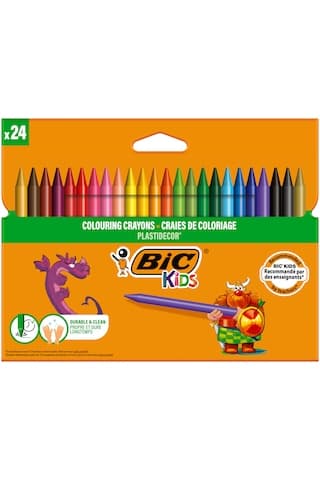 Bic Kids Plastidecor Silinebilir Elleri Kirletmeyen Pastel Boya 24 Renk