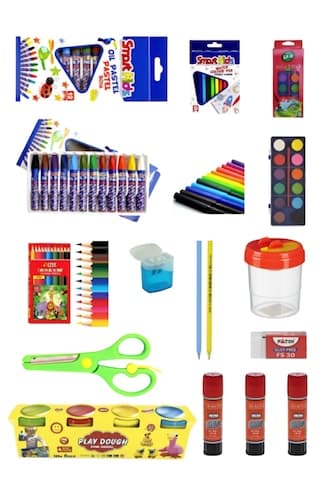 Kreş Anasınıfı Anaokulu Okul Kırtasiye Seti Okula Dönüş Seti 15 Parça Okul Seti