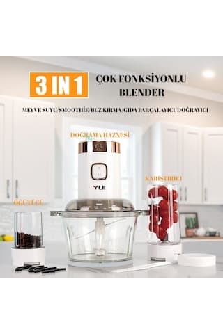 Yui M-2001 3'ü 1 Arada 2 Kademeli Hız Ayarlı Rondo Seti