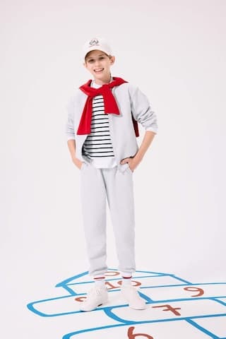 Defacto Erkek Çocuk Beli Lastikli Jogger Eşofman Altı K8846a625augr400 Gri