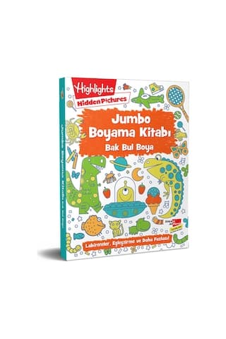 Jumbo Boyama Kitabı Bak Bul Boya