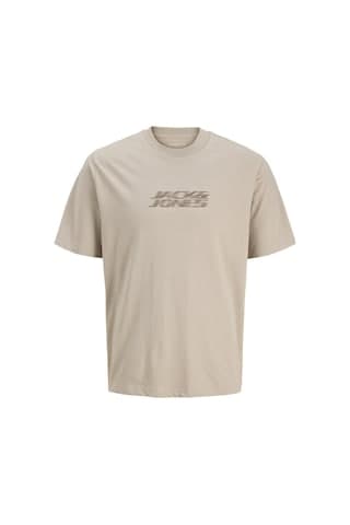 Jack & Jones Erkek Gögüs Logo Baskili Tisört - Fusion - 12297844 Pure Cashmere