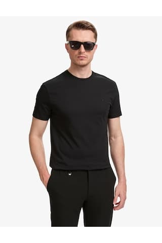 Pierre Cardin Erkek Siyah Tişört Basic 50325307-vr046