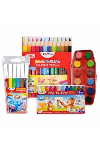 Fatih Öğrenci Boyama Seti 4'lü
